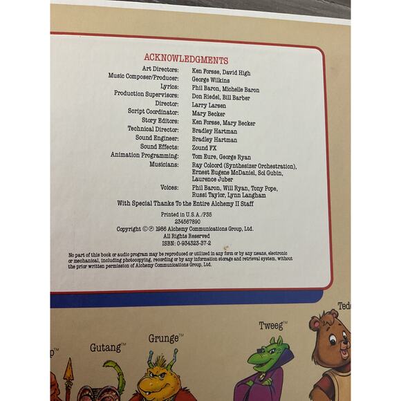 1986 Hardback Teddy Ruxpin “The Sign Of A Friend “ - Picture 3 of 5